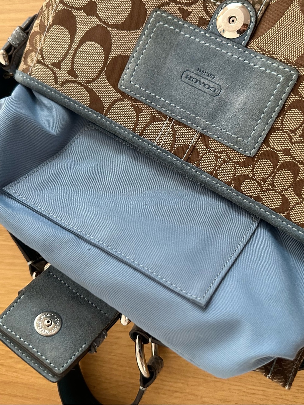 Coach Patchwork Shoulder Bag - Picture 16 of 16